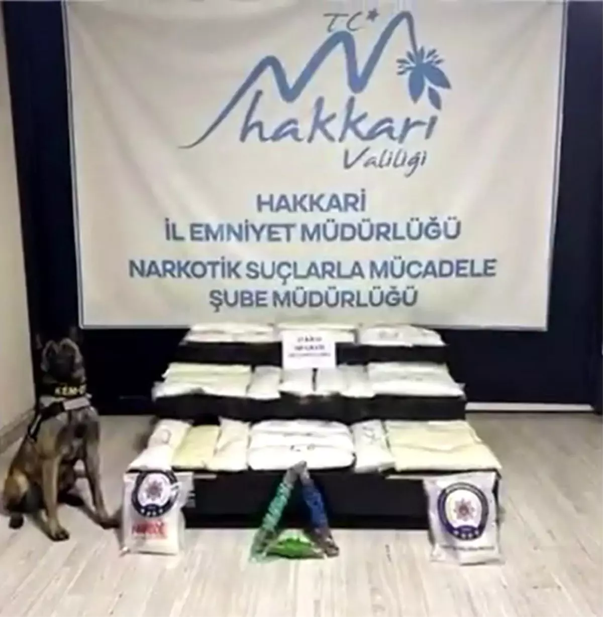 Yüksekova'da 63 kilo metamfetamin ele geçirildi