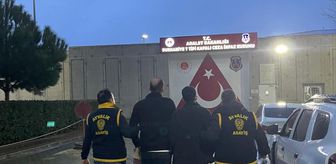Balıkesir'de telefon dolandırıcılığı operasyonunda yakalanan 3 zanlıdan 2'si tutuklandı