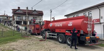 Bartın'da evde çıkan yangın söndürüldü