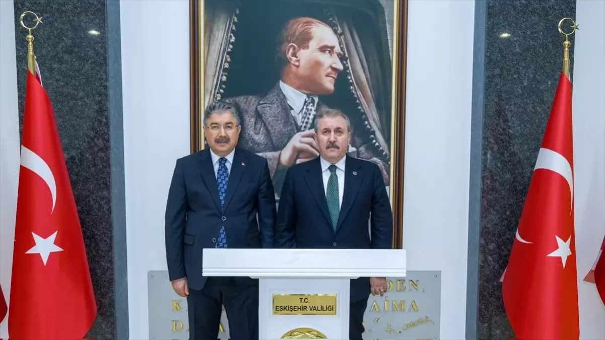 BBP Genel Başkanı Destici, Eskişehir Valisi Yılmaz'ı ziyaret etti