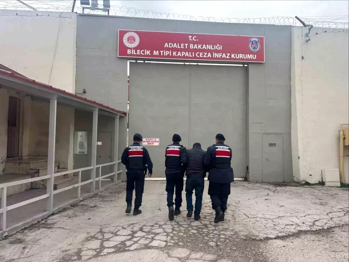 Bilecik'te aranan şahıs jandarma ekiplerince yakalandı