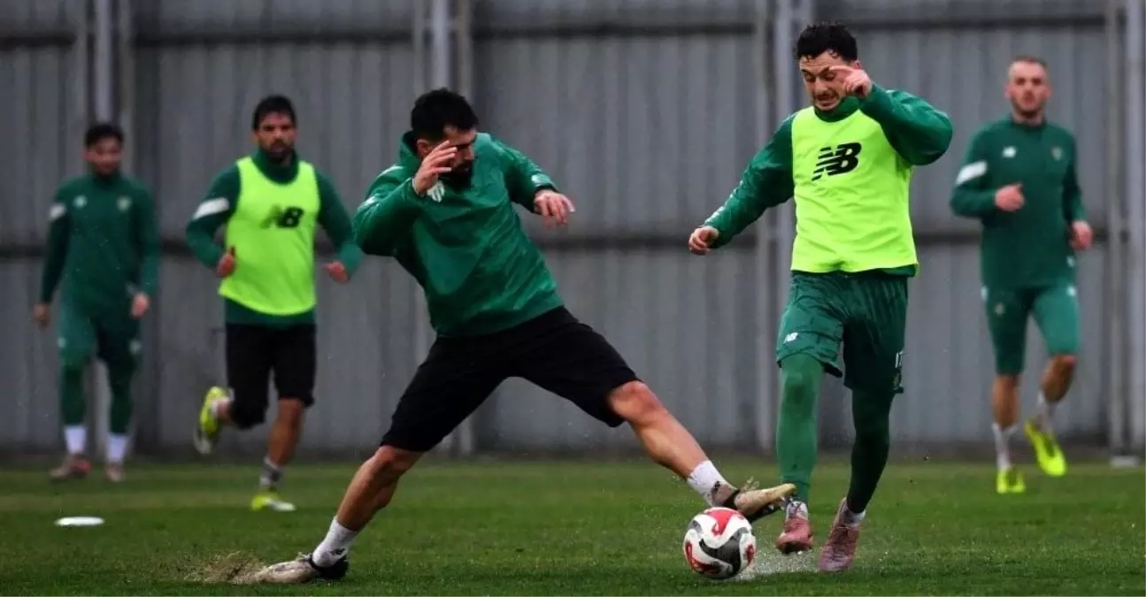 Bursaspor, Adanaspor maçı hazırlıklarını sürdürdü