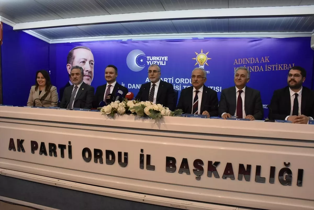 Çalışma ve Sosyal Güvenlik Bakanı Işıkhan, Ordu'da konuştu Açıklaması