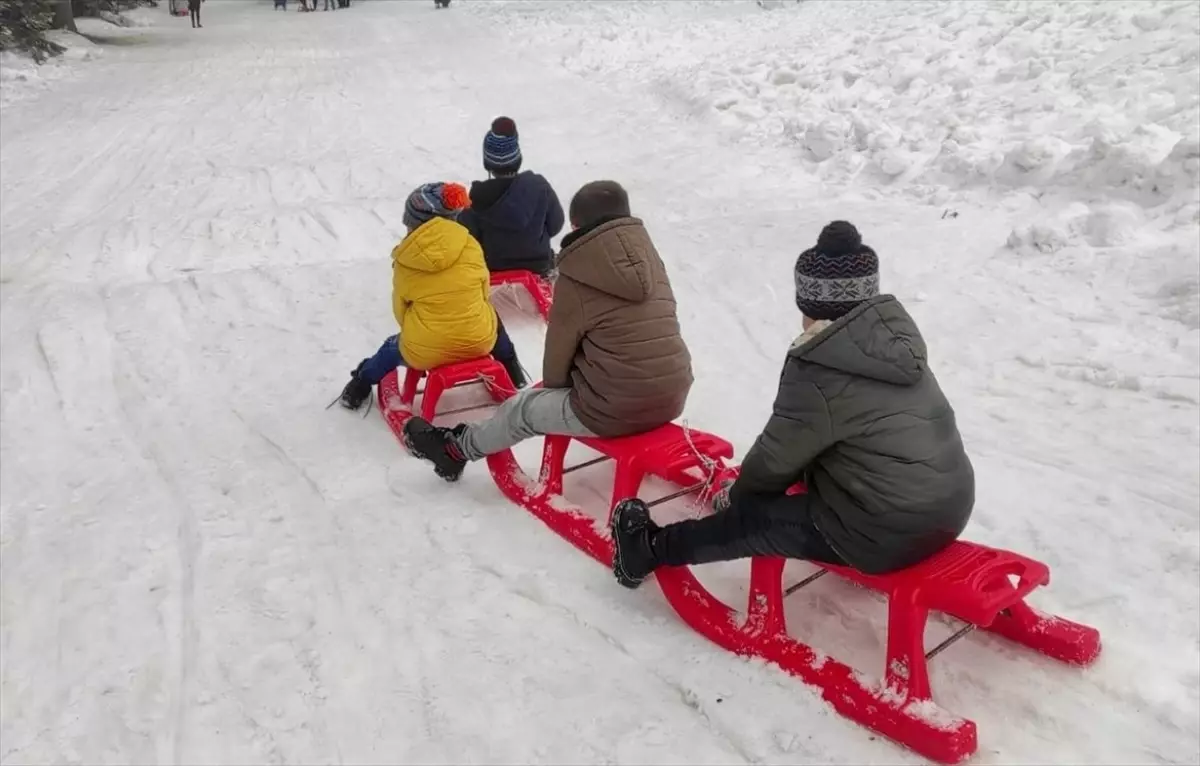 Çocuk Evleri Sitesinde kalan çocuklar Ilgaz Dağı'nda eğlendi