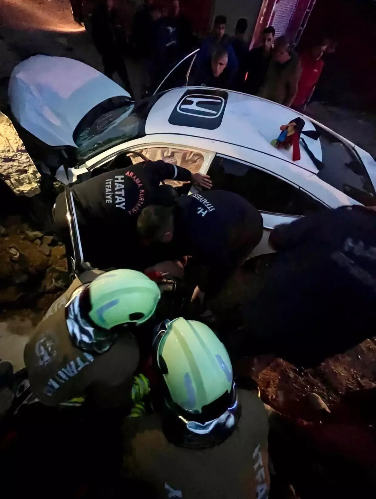 Defne'de trafik kazası: 2 yaralı