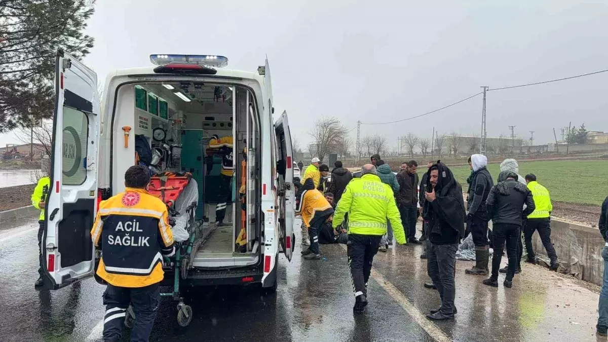 Diyarbakır'da otomobil yoldan çıktı: 2 yaralı