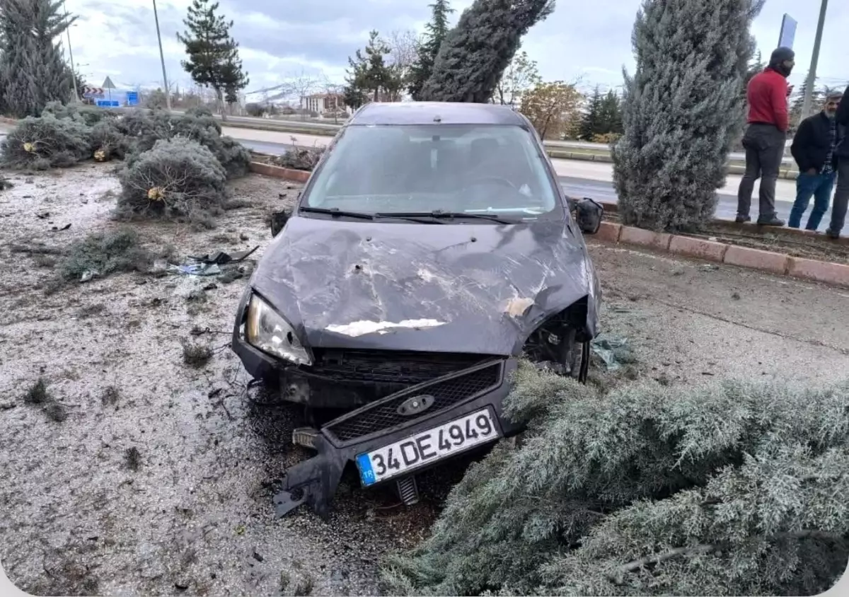 Elazığ'da trafik kazası: 1 yaralı