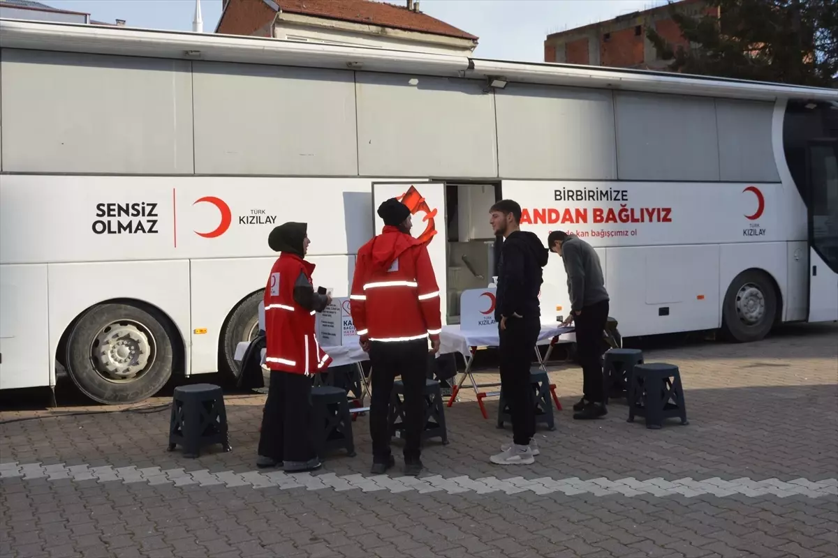 Havza'da 54 ünite kan bağışı alındı