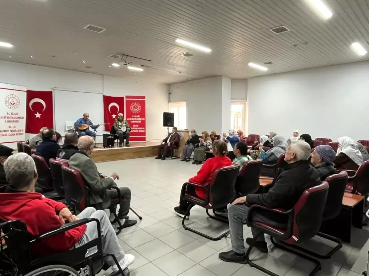 Huzurevinde halk oyunları ile renkli anlar yaşandı