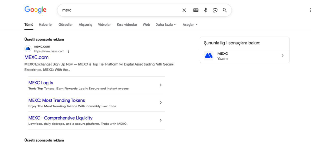 reklam yasak ama google da var mexc global 19519146 780 m