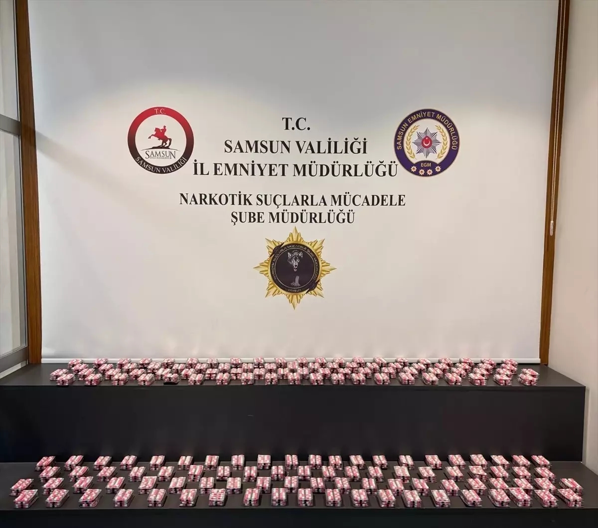 Samsun'da 4 bin 410 uyuşturucu hap ele geçirildi
