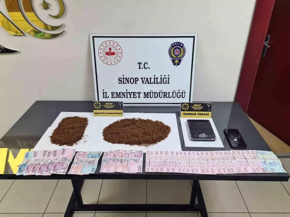 Sinop'ta uyuşturucu operasyonu: 1 tutuklama