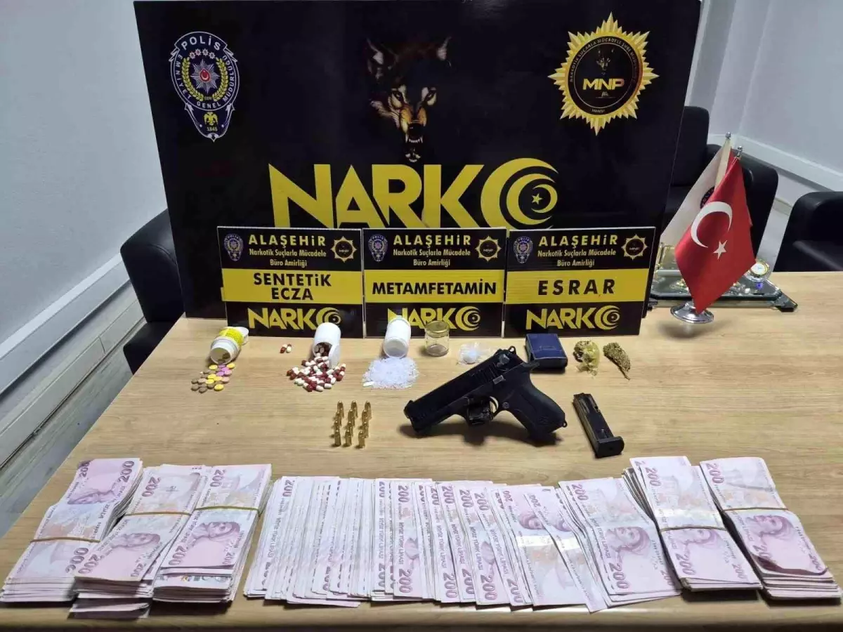 Alaşehir'de uyuşturucu operasyonu: 1 tutuklama
