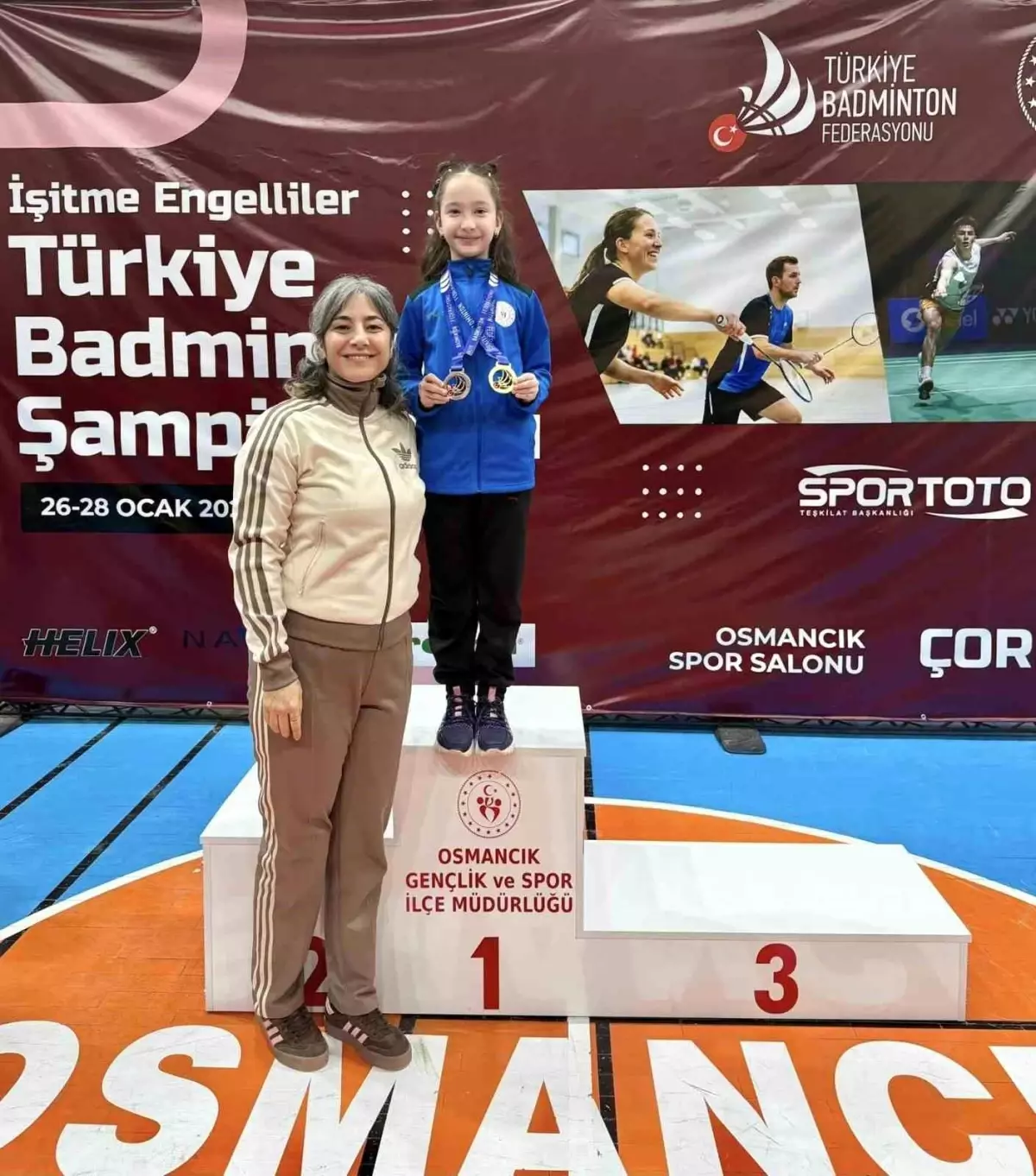 Bilecikli sporcu işitme engelliler şampiyonasından dereceyle döndü