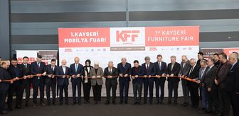 Büyükşehir Belediye Başkanı Büyükkılıç, 1. Kayseri Mobilya Fuarı'nın açılış törenine katıldı