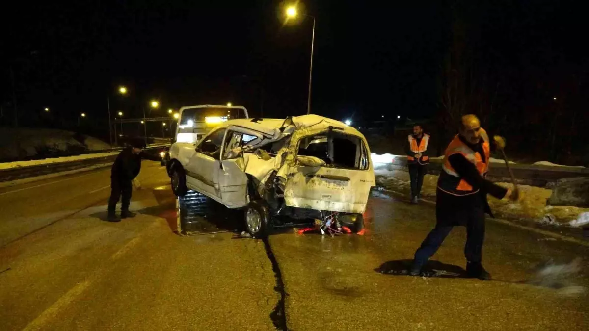 Erzurum'da trafik kazası: 2 yaralı
