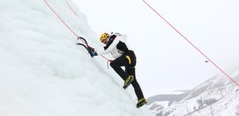 Erzurum Valisi Çiftçi, Palandöken'deki buz duvarında heyecan ve adrenalini bir arada yaşadı