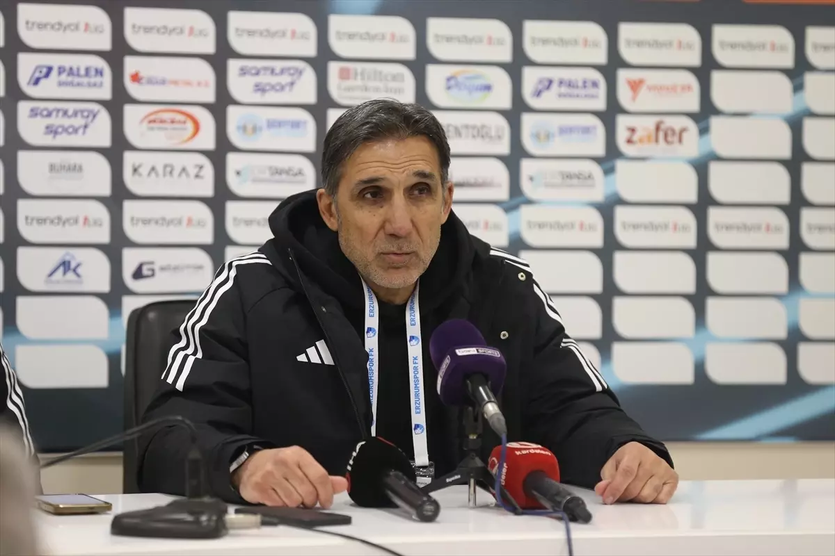 Erzurumspor FK-SMS Grup Sarıyer maçının ardından