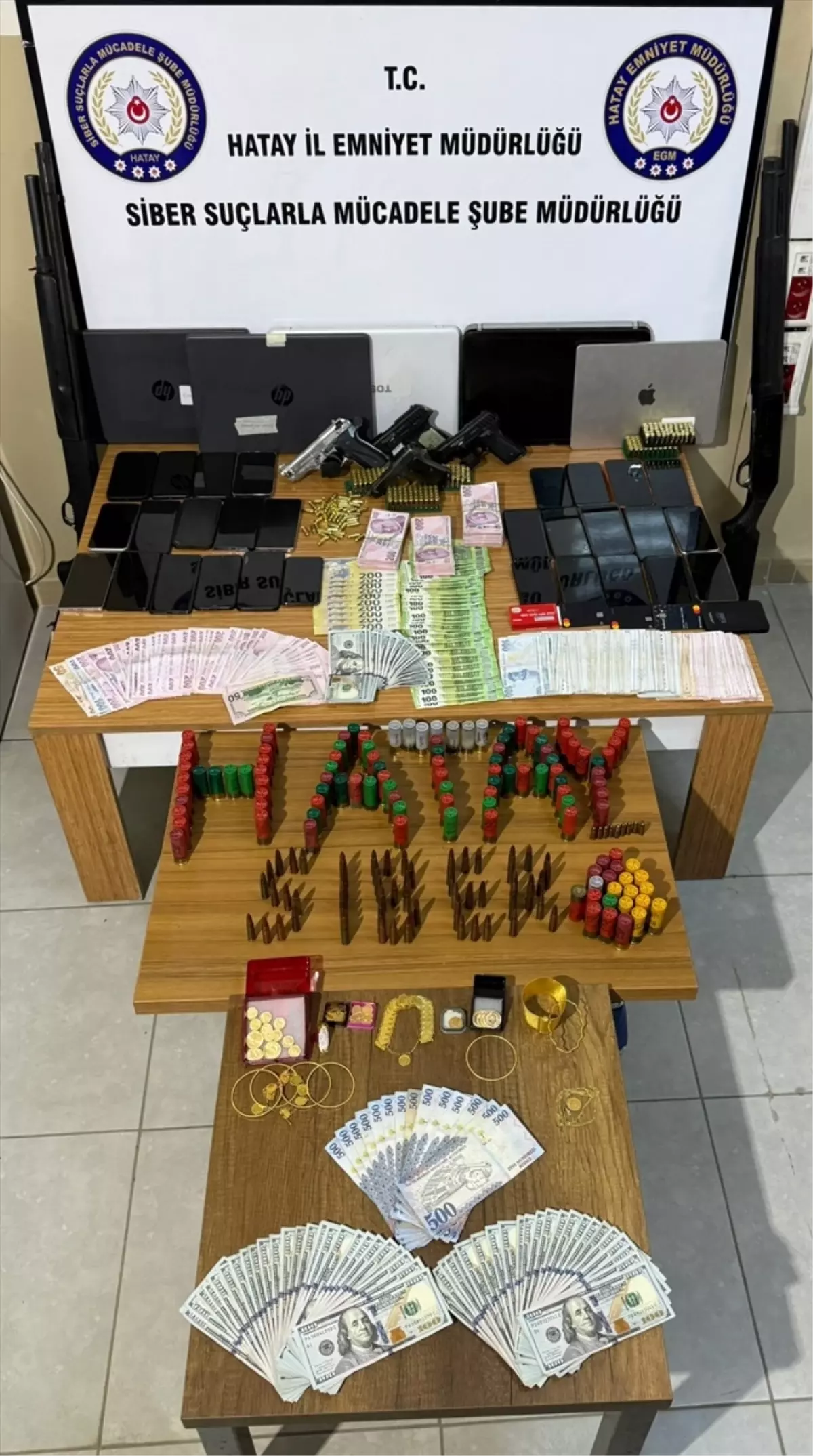 Hatay'da yasa dışı bahis operasyonunda 12 şüpheli tutuklandı