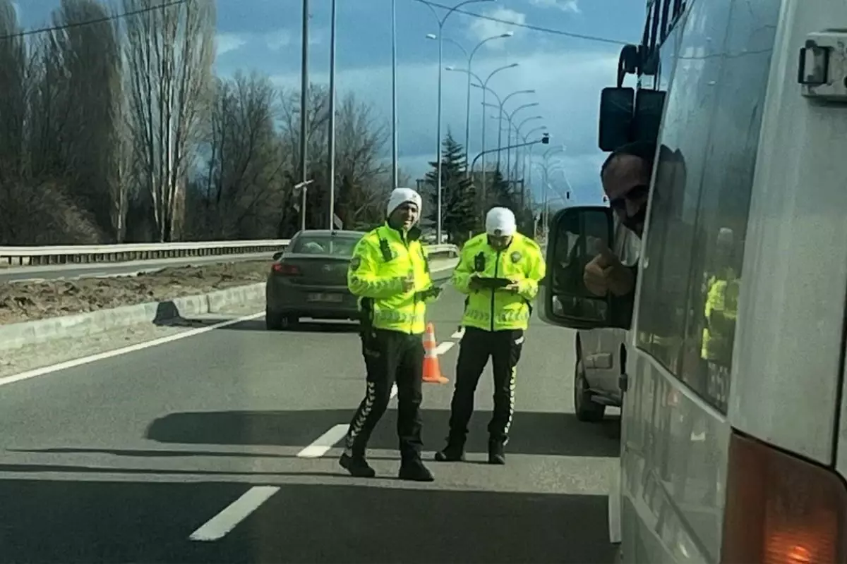 Kütahya'da trafik denetimi