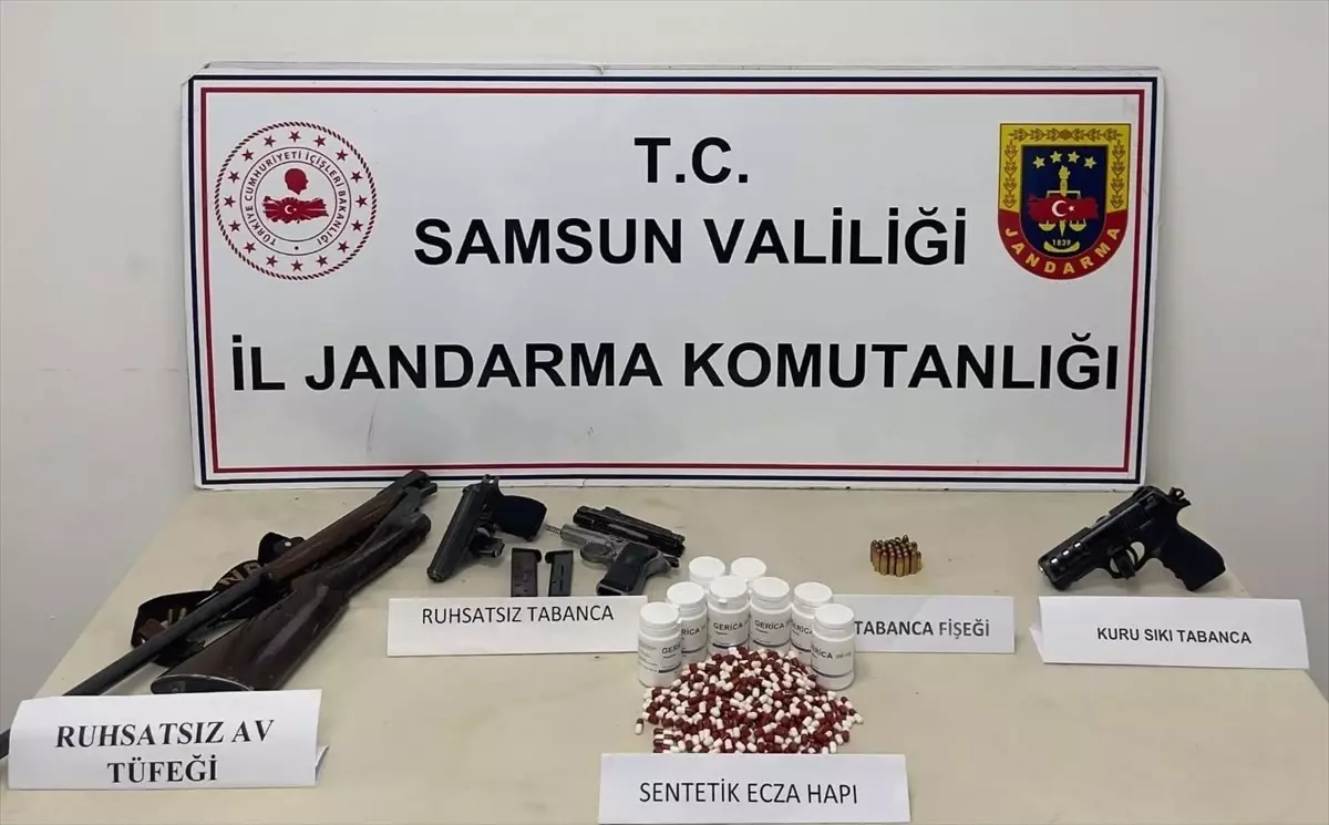 Samsun'da uyuşturucu operasyonunda 2 zanlı yakalandı