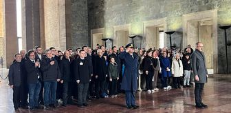 Samsunlu mübadiller Anıtkabir'i ziyaret etti