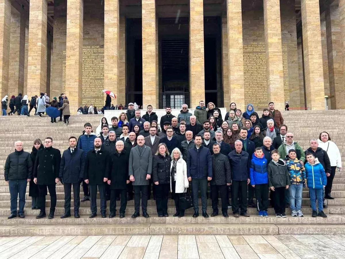 Samsunlu mübadillerden Anıtkabir ziyareti