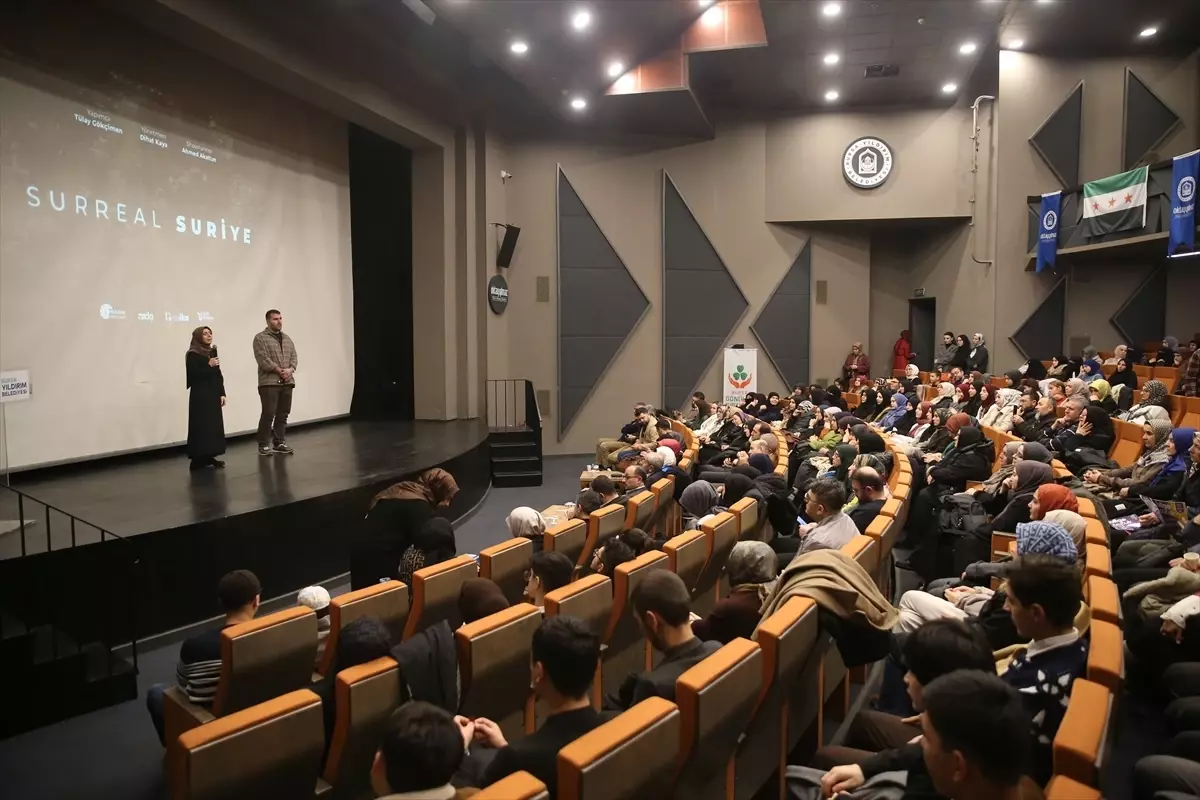 "Surreal Suriye" belgeseli, Bursa'da gösterime sunuldu