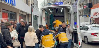 Zonguldak'ta bir mağazada merdivenlerden düşen kadın ağır yaralandı
