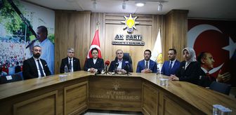AK Parti Sözcüsü Ömer Çelik partisinin Osmaniye İl Başkanlığı'nda konuştu Açıklaması