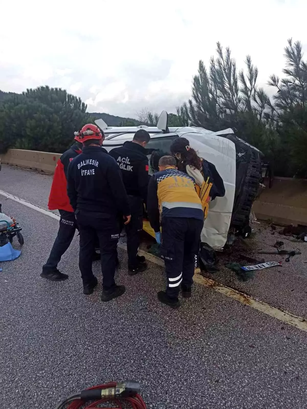Balıkesir'de trafik kazası: 1 yaralı