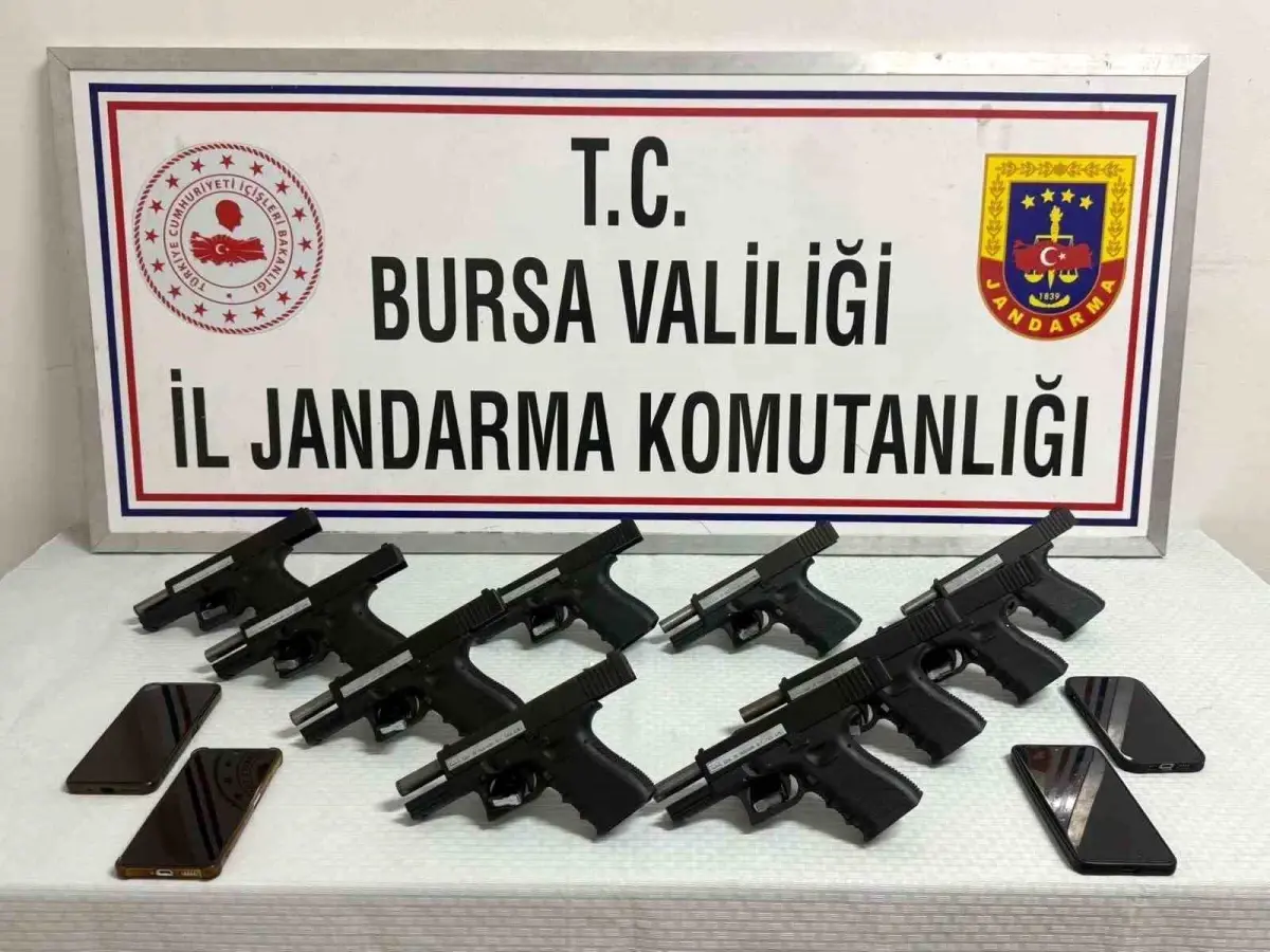Bursa'da Jandarmadan silah operasyonu