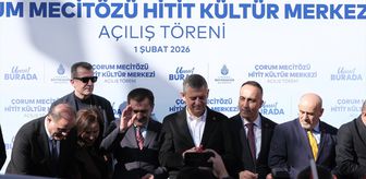 CHP Genel Başkanı Özel, Çorum'da Hitit Kültür Merkezi'nin açılışına katıldı