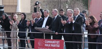 CHP Genel Başkanı Özgür Özel, partisinin Çorum mitinginde konuştu Açıklaması