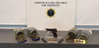 Samsun'da silah ve uyuşturucu operasyonunda 2 zanlı yakalandı