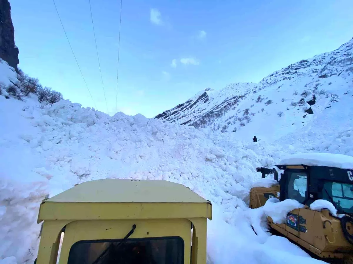 Şırnak'ta çığ düştü: 4 köy yolu ulaşıma kapandı