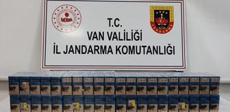 Van'da 720 paket gümrük kaçağı sigara ele geçirildi