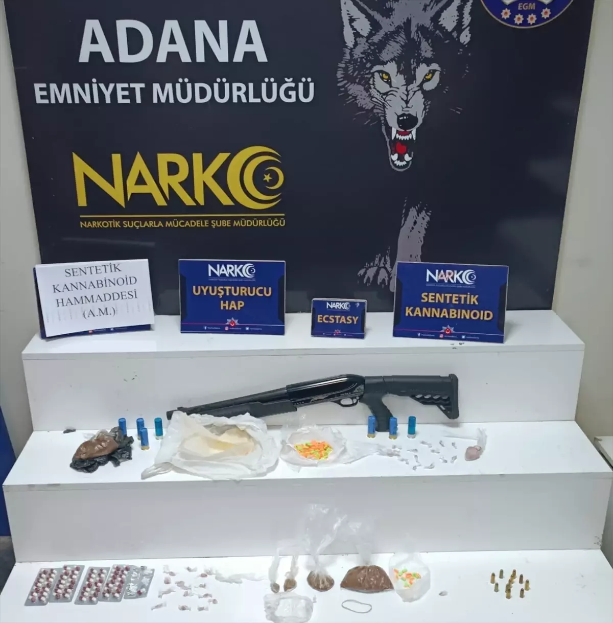 Adana'da uyuşturucu operasyonunda yakalanan 7 zanlı tutuklandı