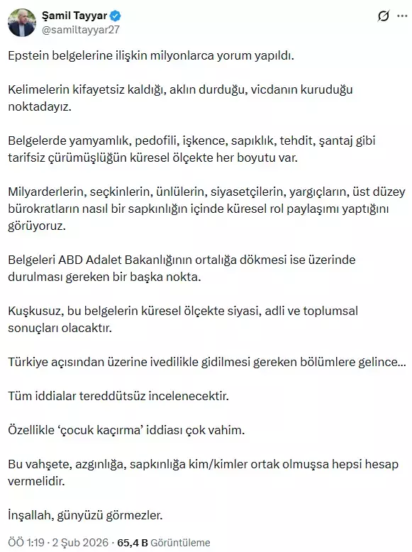 Epstein belgelerindeki Türkiye detayı nedir? Türkiye'den de çocuklar kaçırıldı mı? Epstein belgelerindeki Türkiye detayı nedir? Türkiye'den de çocuklar kaçırıldı mı?