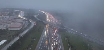 İstanbul'da yarıyıl tatilinin ardından ilk iş gününde trafik yoğunluğu