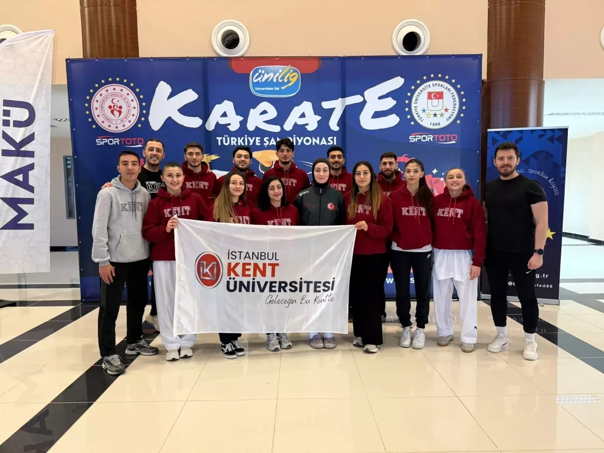 İstanbul Kent Üniversitesi karatede Türkiye'yi Avrupa'da temsil edecek