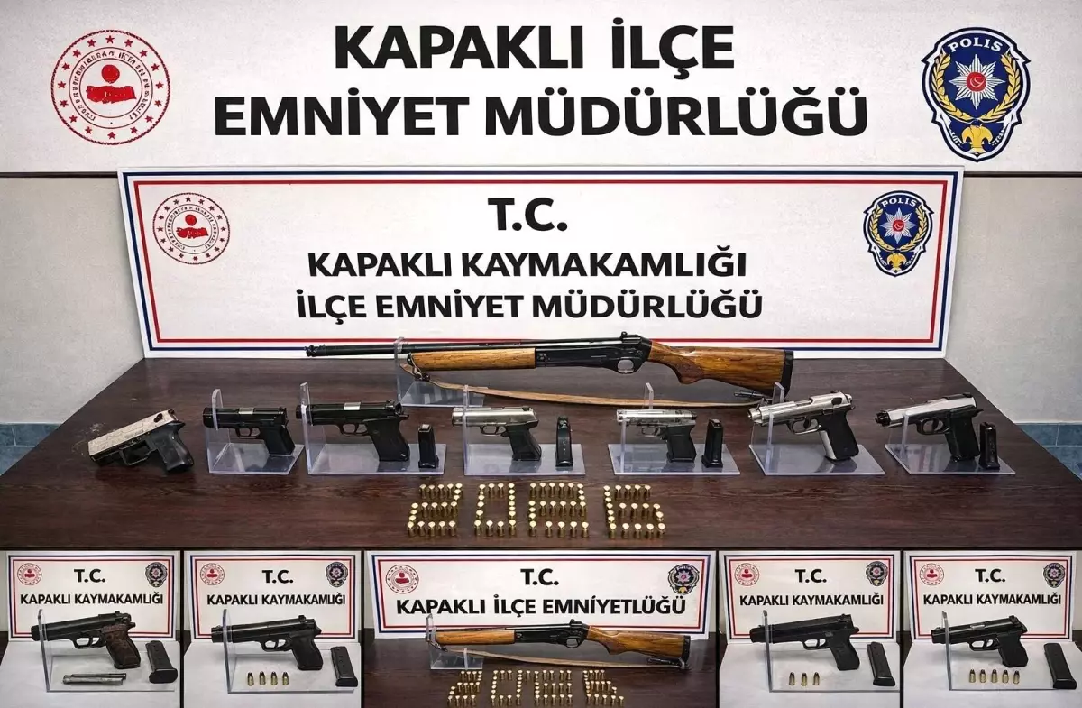 Kapaklı'da ocak ayı bilançosu: 14 tutuklama