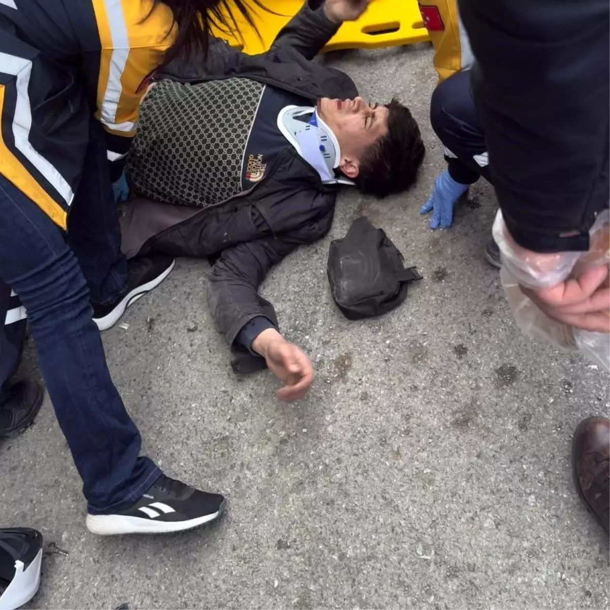 Samsun'da otomobil ile motosiklet çarpıştı: 2 yaralı