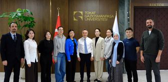 TOGÜ çift diploma programı öğrencilerinden Rektör Yılmaz'a ziyaret