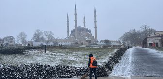 Trakya'da kar etkili oluyor