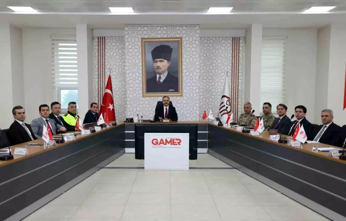 Vali Kızılkaya: "Bir önceki yılın ocak ayına kıyasla asayiş olaylarında yüzde 14 oranında azalma sağlanmıştır"