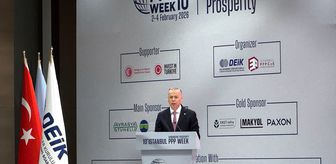 10. İstanbul Kamu Özel Sektör İşbirliği Haftası'nın resmi açılışı yapıldı