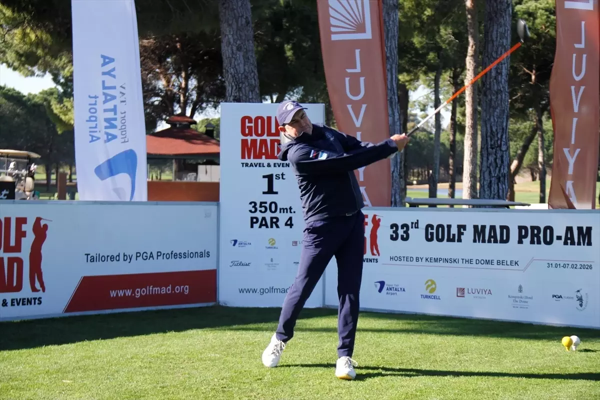 33. Golf Mad Turnuvası Antalya'da başladı