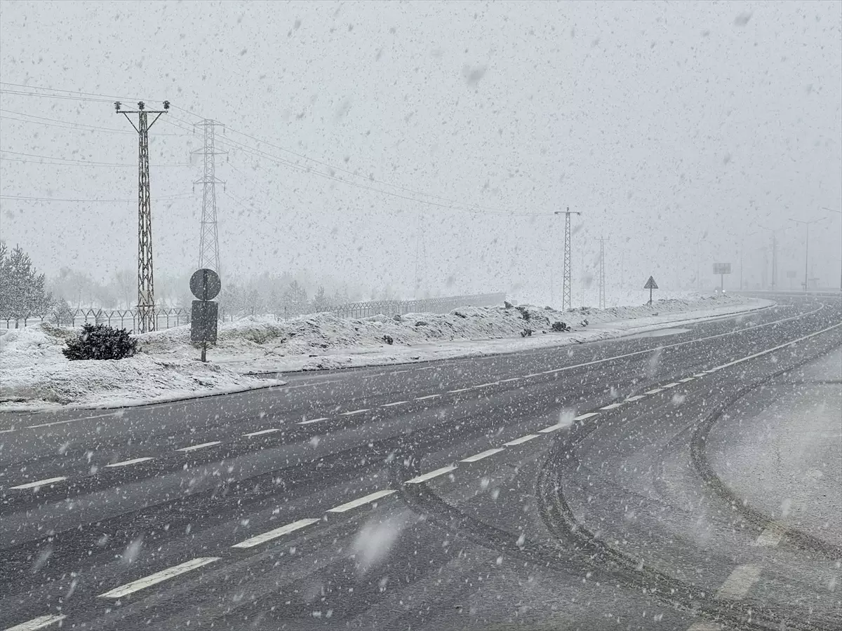 Ağrı'da kar etkili oldu