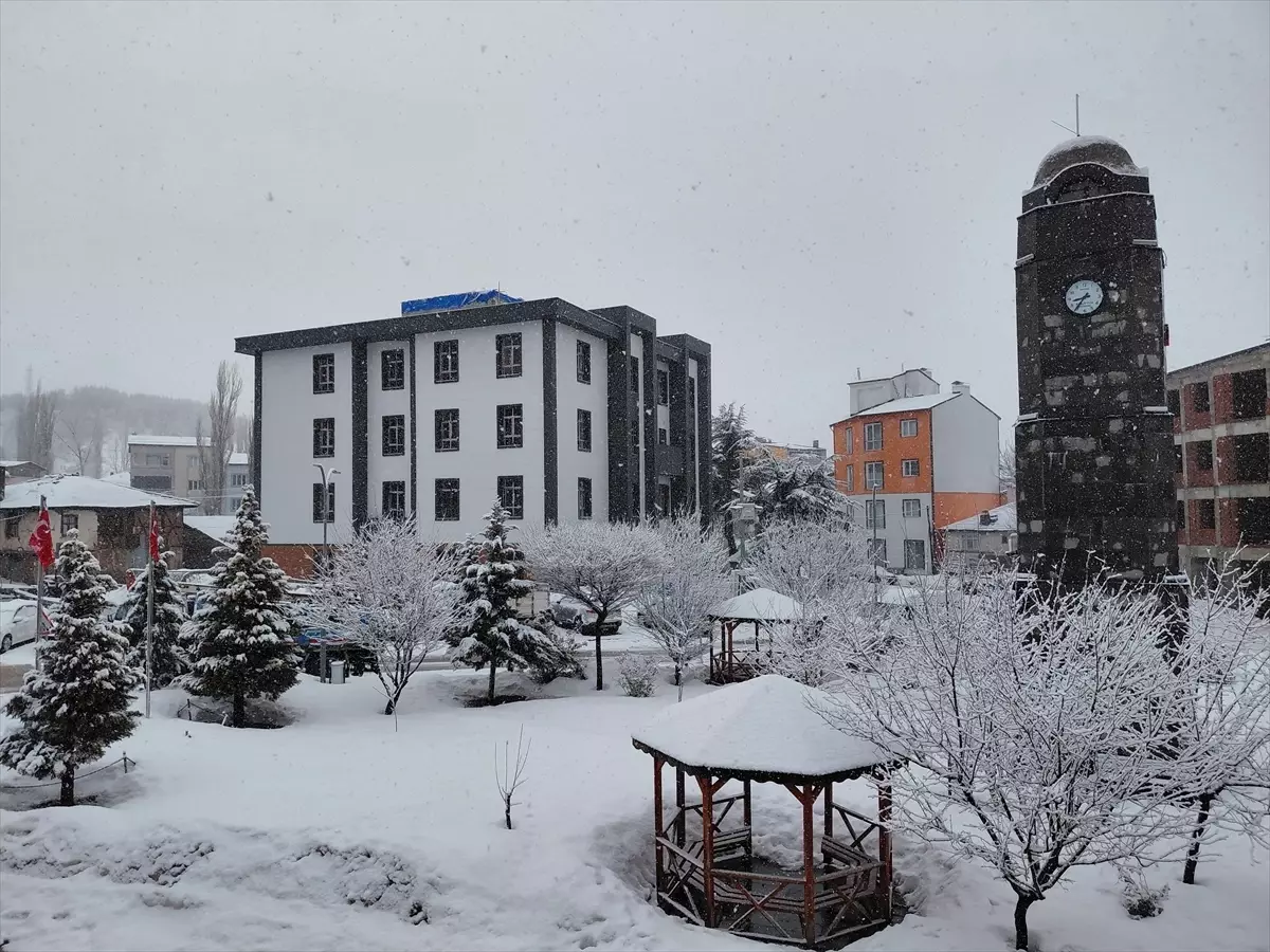 Başçiftlik ilçesinde kar yağışı etkisini sürdürüyor